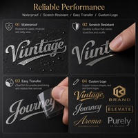 Autocollant en métal 3D en relief, logo personnalisé, feuille d'or ou d'argent, imperméable, sans fond, décalcomanie