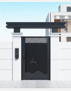 Puerta <span class=keywords><strong>de</strong></span> valla francesa <span class=keywords><strong>de</strong></span> aluminio mayorista Puerta corredera giratoria automática Puertas eléctricas <span class=keywords><strong>de</strong></span> <span class=keywords><strong>madera</strong></span> <span class=keywords><strong>de</strong></span> aluminio - Product Image 1