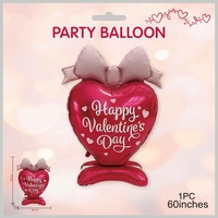 Nouveau design, ballons en forme de cœur de 60 pouces, ballons de la Saint-Valentin, ballons d'amour pour la décoration de mariage et fournitures