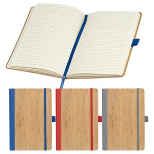 Libreta de Tapa Dura de Bambú Ecológica con Grabado Láser de Logotipo Personalizado, Libreta Promocional, Diario, Regalo - Product Image 1
