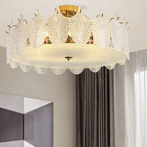 OEM Venta caliente interior de lujo de cristal dormitorio principal Super brillante hogar simple moderna Luz de techo de cristal - Product Image 4