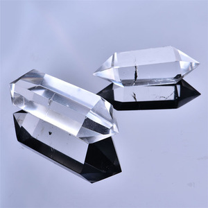 Khuyến mãi nóng: Đá thạch anh trắng tự nhiên, tinh thể thạch anh trong suốt, đầu đôi, dạng que - Product Image 3