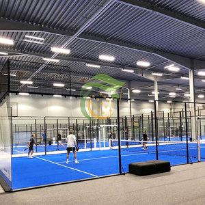 Proveedor profesional Venta 20*10m Tamaño Paddle Ball Campo deportivo Cancha Panorámica <span class=keywords><strong>Padel</strong></span> Cancha de tenis - Product Image 1