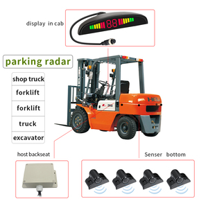 Siêu âm LED hiển thị Detector đảo ngược điểm mù phát hiện 4 đầu dò không thấm nước IP67 xe buýt xe tải hệ thống cảm biến hỗ trợ - Product Image 3