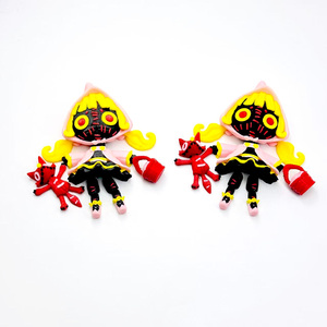 Figura de Juguete Unisex Personalizable de Fábrica, Adorno de Halloween de Caperucita Roja Horripilante, Impresa en 3D, de Plástico, Ecológica, OEM - Product Image 1
