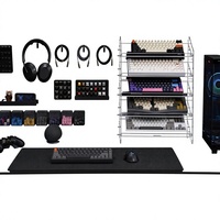 Présentoir à bijoux multicouche en acrylique transparent, support de rangement portable, étagères personnalisables de 3 mm, autoportant, montage facile