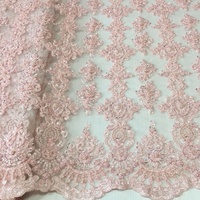 Tela de Tul con Bordado a Mano con Cuentas, Ecológica y de Moda, para Vestidos de Fiesta y Bodas, la Más Vendida para Vestidos de Mujer