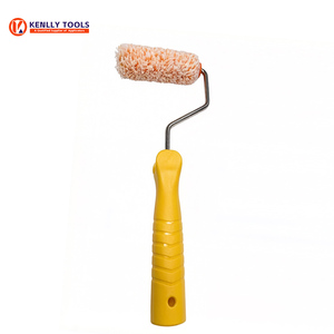 แปรงทาสีลูกกลิ้งอุตสาหกรรมขนาด 4 นิ้ว ลดราคาพิเศษ ปรับแต่ง<span class=keywords><strong>ได้</strong></span>ตามต้องการ ด้ามจับโฟม OEM โพลีเอสเตอร์ โครงแบบถอดเร็ว สำหรับทาสีผนัง รับประกัน 3 เดือน - Product Image 5