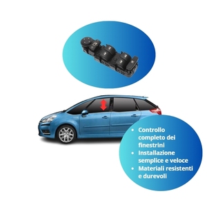 Interruttore Elettrico Finestrino Anteriore Lato Guida per Citroen C4 2004-2015 - Product Image 5