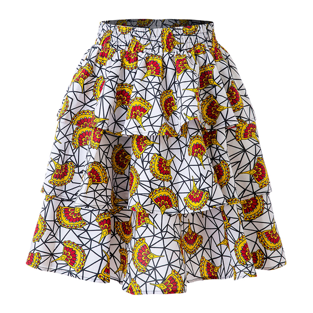 Shop High Quality African Print Wax Mini Skirt - Latest Design