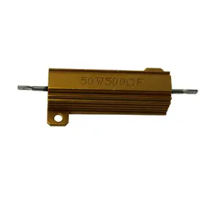 50W 100W Aluminum Power Case Wire wound Resistor 0.01R ~ 100K 1 4 6 7 8 10 20 200 500 1K 3.3K 10K ohm resistance