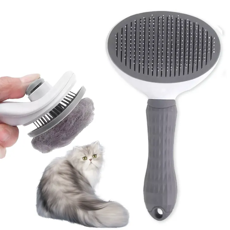 Factory Wholesale Remove Hair Pet Removal Shedding Remover Grooming Pet Hair Brush Cat Pin Brush Dog Pet Grooming Brush Comb