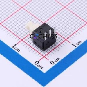 PS-5850SVB-3PL Push Button Switch SMD Switch Self-Locking Rectangle Plunger 500mA 24V - Product Image 2