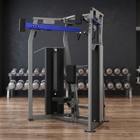 Machine à poulies doubles avec charge de poids de 75 kg, équipement de gym en acier pour poulie haute