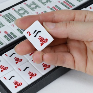 Jeu de Mahjong Américain Moderne KAILE de 30 mm en Mélamine, 166 Tuiles, Accessoires, Sac Matelassé, Jeu de Table Ludique, Vente en Gros Professionnelle - Product Image 6