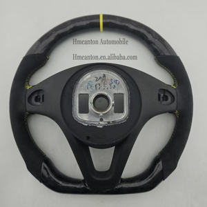 Volant en fibre de carbone forgé de qualité supérieure, très demandé, pour Mercedes Benz W205 W176 W246 W212 Classe A Classe E - Product Image 4