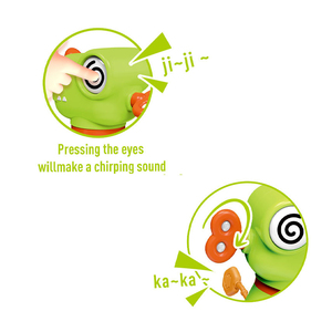Jouet de tri de formes en forme de dinosaure, jeu de blocs sensoriels à emboîter avec effets sonores, jouet éducatif précoce <span class=keywords><strong>pour</strong></span> développer la motricité fine des enfants - Product Image 4