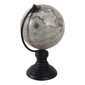 Globo da Tavolo Decorativo, Ornamento Moderno per Casa, Ufficio, Soggiorno, Design Mappa del Mondo 12 Pollici - Product Image 2