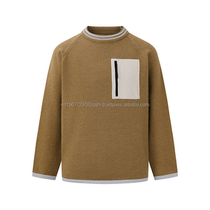 Suéter de Punto Acanalado Retro de Verano, Estilo Japonés, con Cierre, para Parejas, Personalizable - Product Image 6