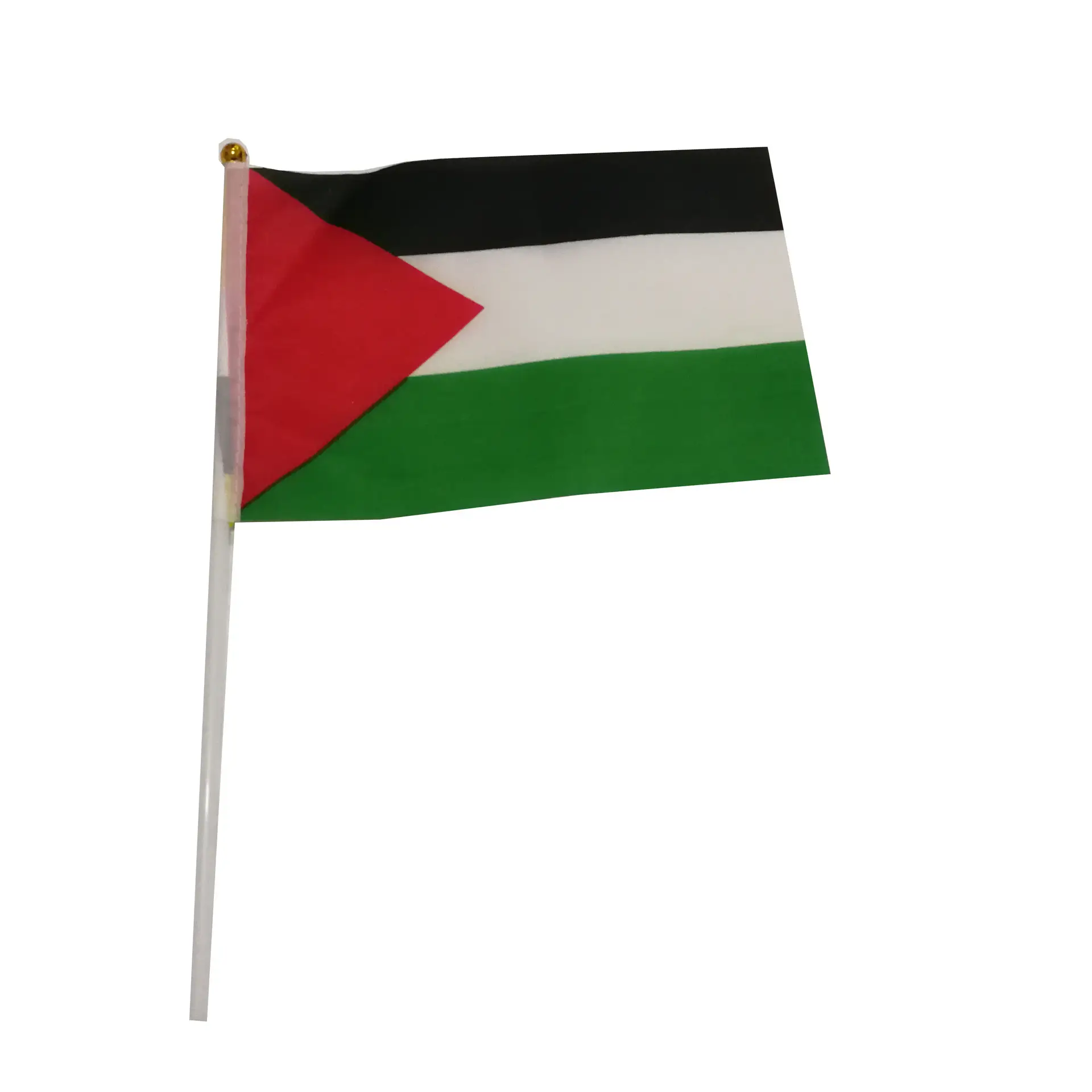 Готовый к отправке дешевый мини-полюс Национальный кантри палестин полиэстер развевающийся ручной флаг