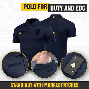 Uniformes De Seguranç<span class=keywords><strong>a</strong></span> Tático Camisa Polo Camisa Uniforme Batalha Secagem Rápida - Product Image 4