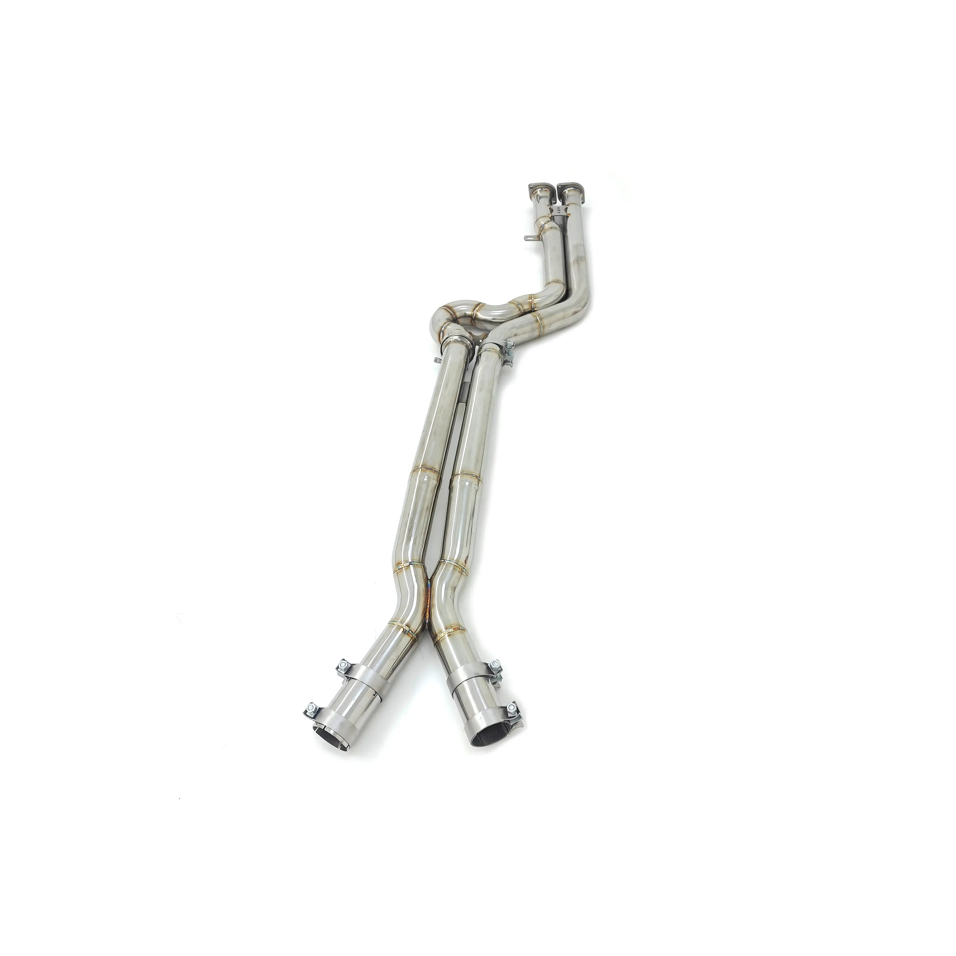 ODM CSZ Hot Selling 2.75" /70MM Equal Length Midpipe for BMW S58 X3M F97 X4M F98 3.0T SS304 Exhaust Pipe Mid Pipe Mid-Pipe