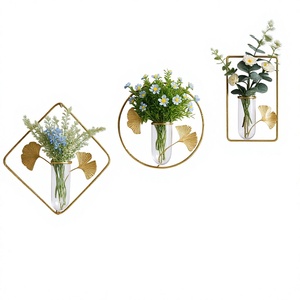 Jarrón de Metal y Hierro Hecho a Mano de Primera Calidad, Portaflores Decorativo para Mesa, Duradero, Ligero, Resistente al Óxido, para Hogar, Oficina, Hotel - Product Image 1