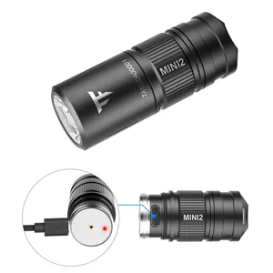 TrustFire Mini2 winzige EDC-Taschenlampe 220 Lumen wiederaufladbare Schlüsselanhänger-Torch-LICHTE