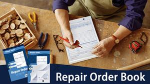 사용자 정의 2 부분 작업 주문 양식 탄소 없는 송장 책 8.5x11 수리 주문 책 210x145 임대 영수증 책 구매 주문 양식 - Product Image 6