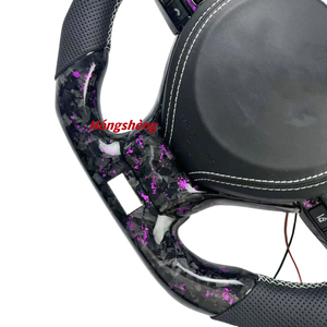 Lexus IS GS ES GX RX изготовленный на заказ Фиолетовый кованый из углеродного волокна светодиодный руль и рычаги переключения передач модель GS350 - Product Image 5