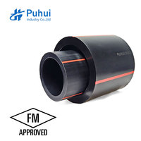 Tuyau en PE100 HDPE approuvé FM pour l'installation souterraine de sprinklers anti-incendie