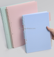 Reliure spirale YPS en plastique PP coloré pour carnet A4 à feuilles mobiles, 30 trous, entre-anneaux de 9,5 mm