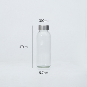 Riciclabile 300ml 500ml di vetro bottiglia di acqua Fitness birra per uso domestico bottiglia per bere Botella Con Tapa De Rosca - Product Image 2