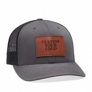 Casquettes de camionneur Richardson 112 personnalisables en tissu maille de coton à 6 panneaux avec patch en cuir personnalisé, style Y2K Hip Hop, unisexe – Grande Vente - Product Image 4