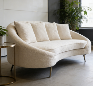 أريكة قماشية مريحة بتصميم عصري وإطار من الفولاذ المقاوم للصدأ لغرفة المعيشة والفنادق بخصم مثالي - Product Image 2