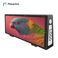 Écran LED Pixelpulse pour voiture, taxi, affichage LED sur le toit, P3, étanche, double face, couleur pleine, écran LED publicitaire extérieur, panneau d'affichage