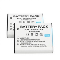 Batería de Iones de Litio NP-BK1 de 950 mAh, Totalmente Decodificada, para Productos Digitales Sony Cyber-shot DSC-W190, Certificación CEFCC, Garantía de 12 Meses, en Stock