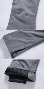 Nueva moda babero grueso impermeable esquí nieve desgaste tamaño opcional a prueba de viento señoras <span class=keywords><strong>hombre</strong></span> cálido deportes al aire libre pantalones de invierno - Product Image 5