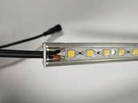 Barre lumineuse LED SMD 5050, 12V, 14.4/7.2W, étanche IP68, profil en Aluminium, ruban de lumière rigide, rvb
