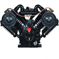 Compresseur d'air à piston BORI BRT-707, alimenté en courant alternatif 220V/380V, stationnaire, refroidi par air, pompe lubrifiée