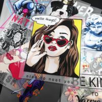 Pegatinas Personalizadas con Diseños Variados para Camisetas, Lavables, Impermeables, Impresión DTF para Transferencia Térmica