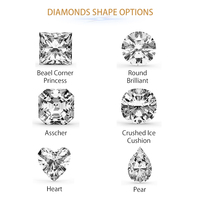 VOAINO personnalisé 9K 14K 18K oem prix compétitif vis arrière cvd laboratoire cultivé diamant boucle d'oreille pour femmes hommes 0.5ct 1ct 2ct