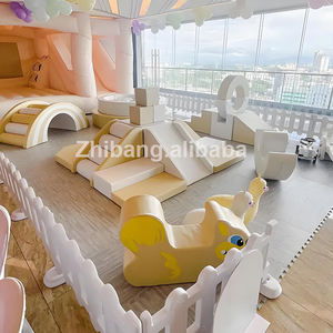 Đầy màu sắc trẻ em trong nhà thương mại mềm chơi Thiết bị bóng Pit Modular chơi khu vực leo núi an toàn EPE bọt tổ chức sự kiện chơi cấu trúc - Product Image 1