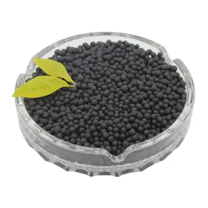 農業用有機肥料固体粒状肥料NPK12-3-3黒色顆粒