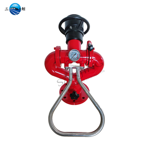 Hot Sales Heart Shaped Aluminum Alloy 630GPM Long Distance <strong>Fixed</strong> Flange End Water Jet Spray <strong>Fire</strong> Water <strong>Monitor</strong> - Product Image 1