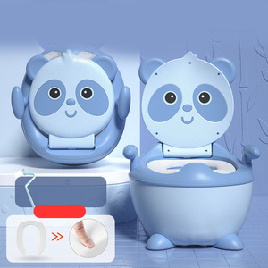 Silla de baño de entrenamiento para inodoro pequeño de Panda para niños, urinario para niños, fácil limpieza de viaje, silla de entrenamiento para inodoro de bebé - Product Image 3