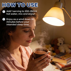 <span class=keywords><strong>Poudre</strong></span> de sommeil au <span class=keywords><strong>chocolat</strong></span> caramel, <span class=keywords><strong>sans</strong></span> mélatonine, avec magnésium glycinate et L-théanine, favorisant la relaxation (OEM) - Product Image 2