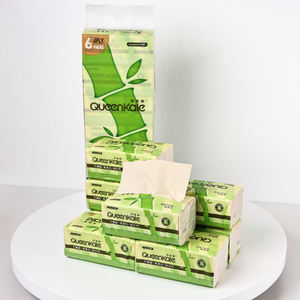 Vente en gros de mouchoirs en papier Queenkale de haute qualité, 4 plis |   Modèle 156*180 pour usage domestique, échantillon/ODM acceptable - Product Image 1