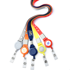 Porte-badge rétractable personnalisé avec logo, cordon, nouvelles idées cadeaux, style <span class=keywords><strong>yoyo</strong></span>, impression offset, sérigraphie, polyester - Product Image 2