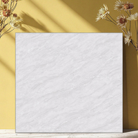 800x800 Blanc Marbre Porcelaine Carreaux Corps Complet Mat Anti-dérapant Sol Mur Carreaux Moderne pour Hôtels Centres Commerciaux Salles De Bains Halls